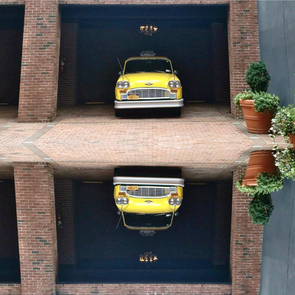 Henry Norman Hotel Signature Vintage Yellow Cab (Photo By Laura Jung).